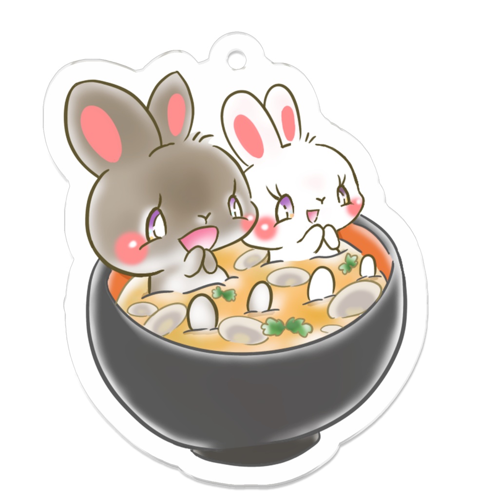 ハク　ココア　キーホルダー