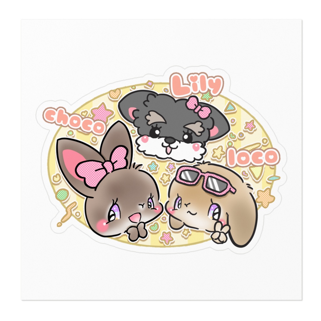Lily choco loco ステッカー