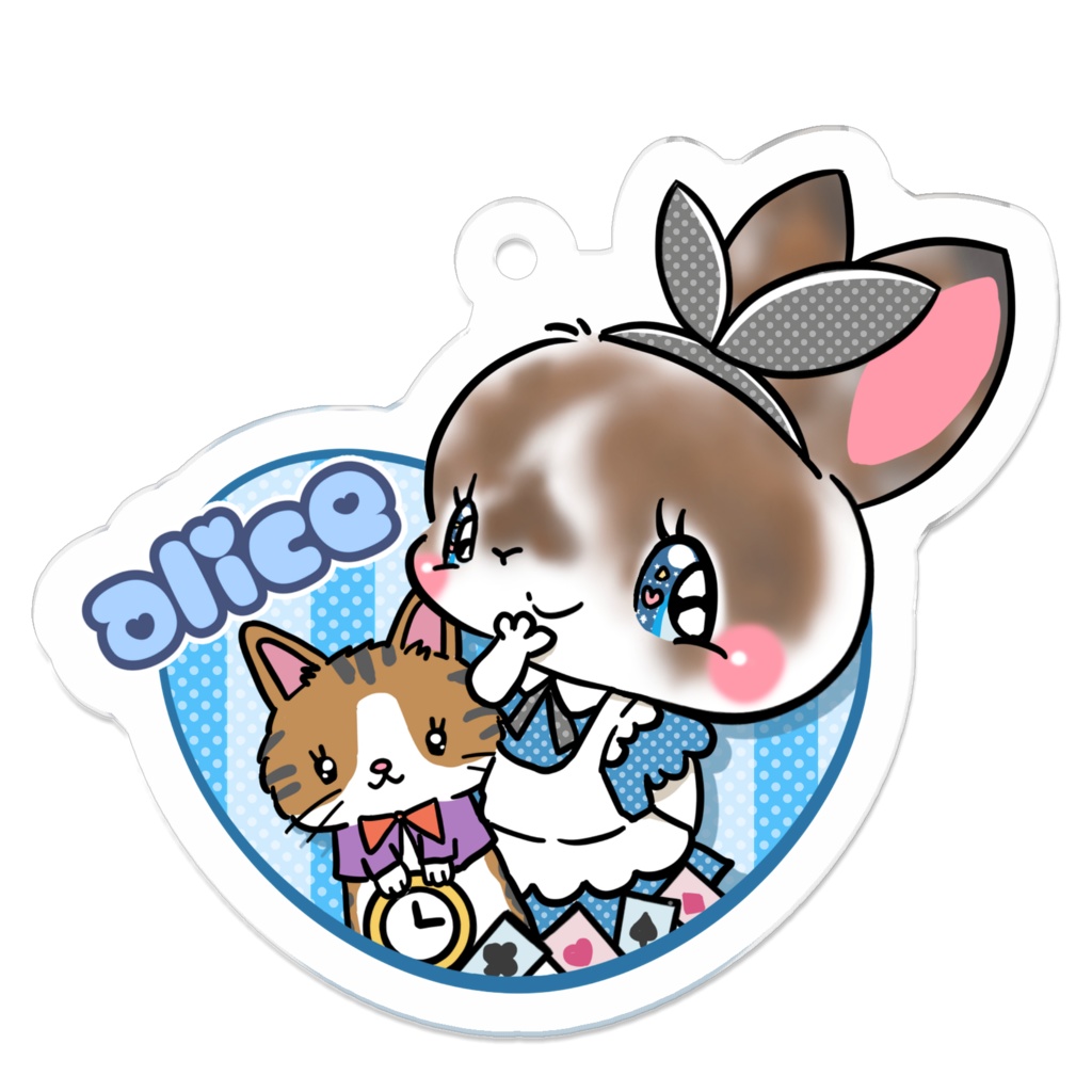 alice キーホルダー