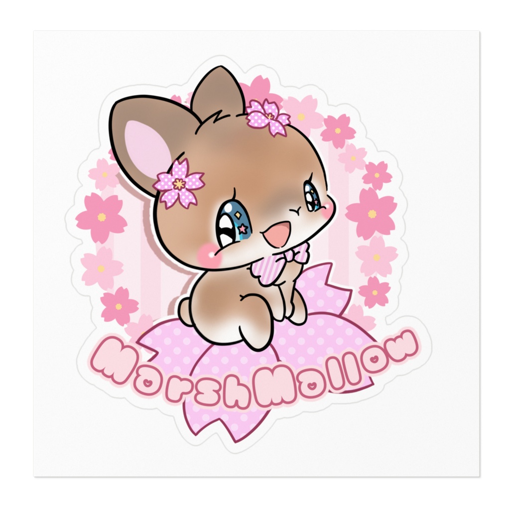 マシュマロ ステッカー