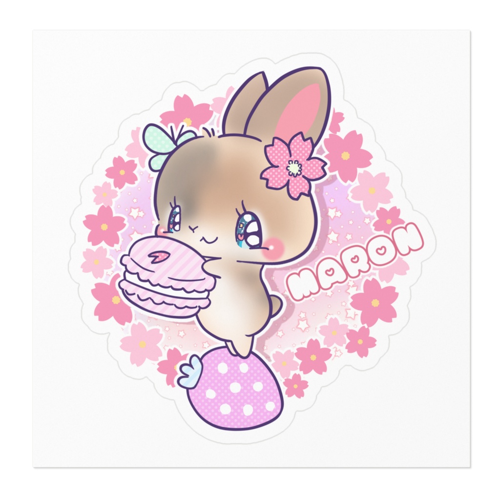 マロン ステッカー