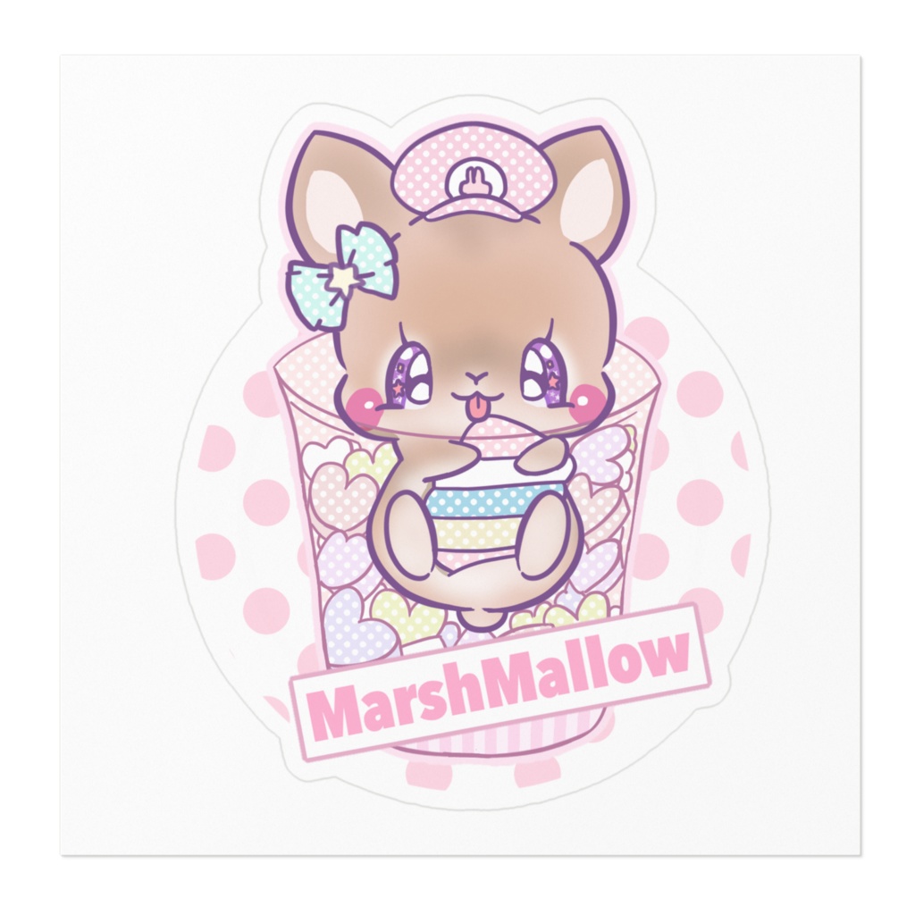 マシュマロ ステッカー