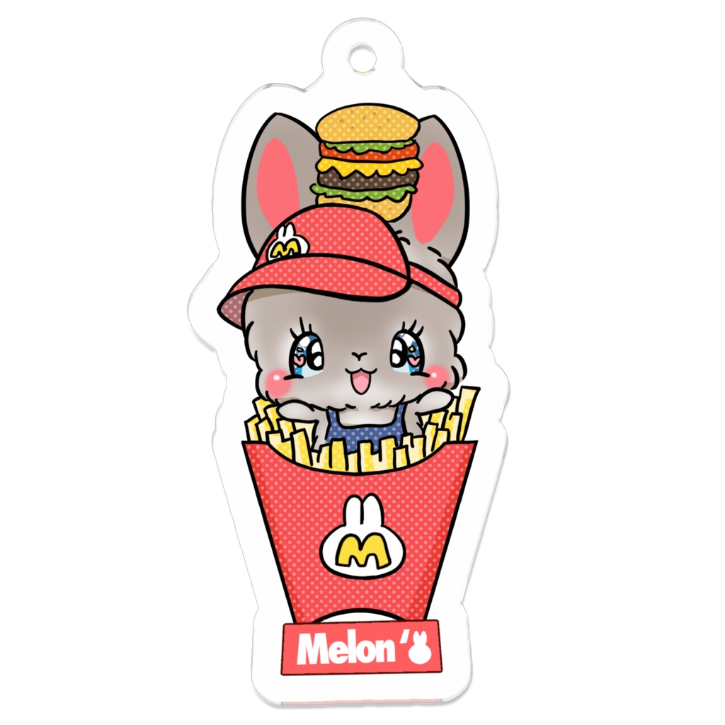 メロンポテト　キーホルダー