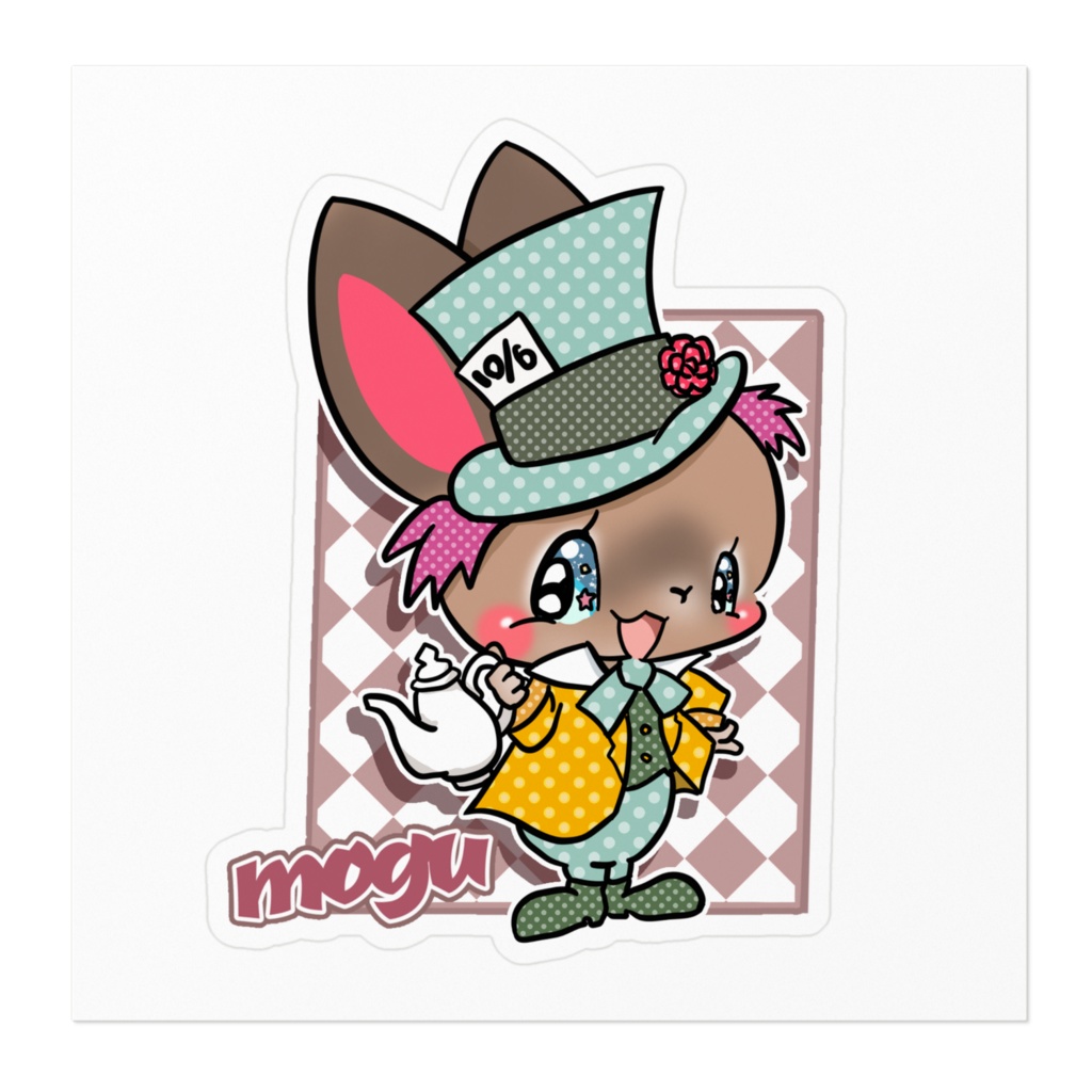 mogu ステッカー