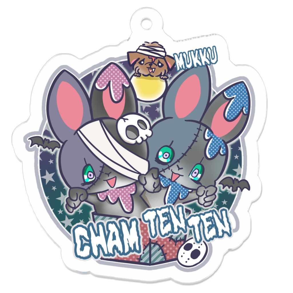 CHAM TENTEN キーホルダー