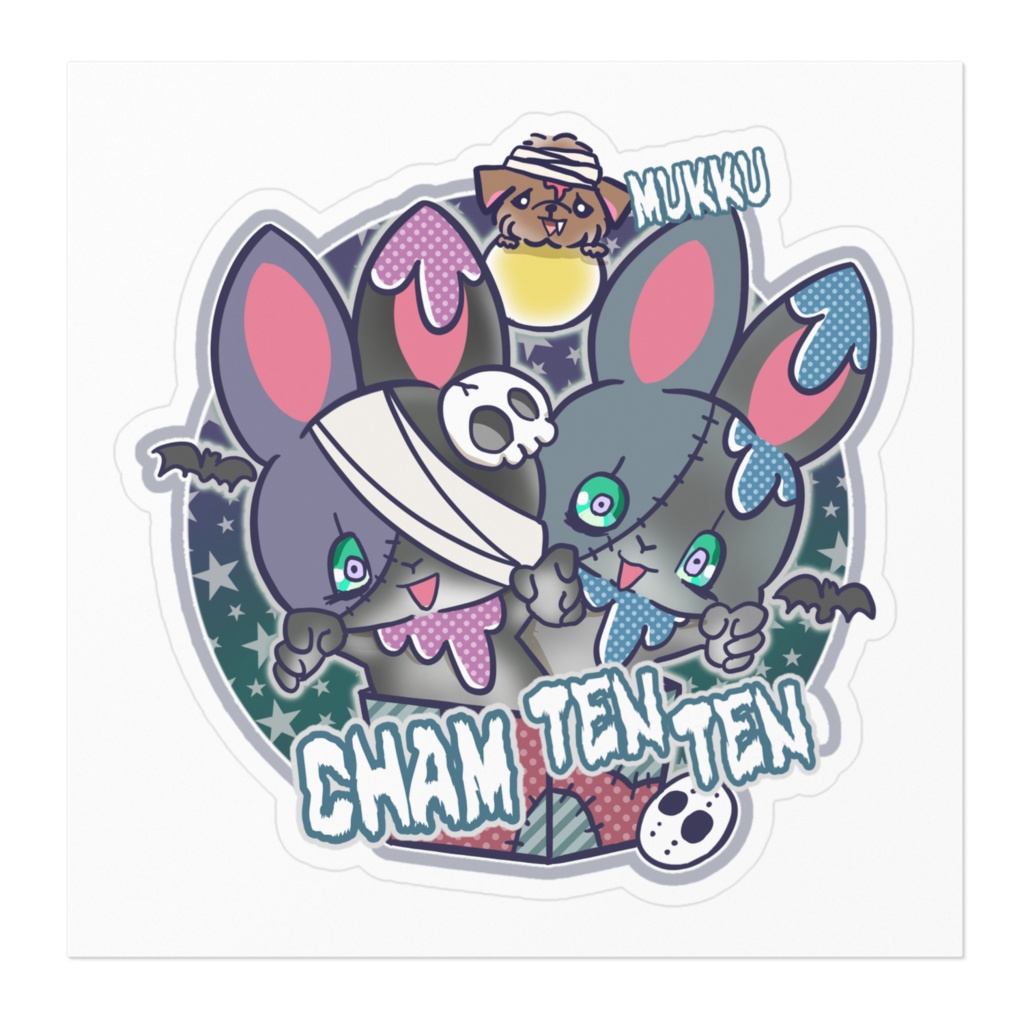 CHAM TENTEN ステッカー