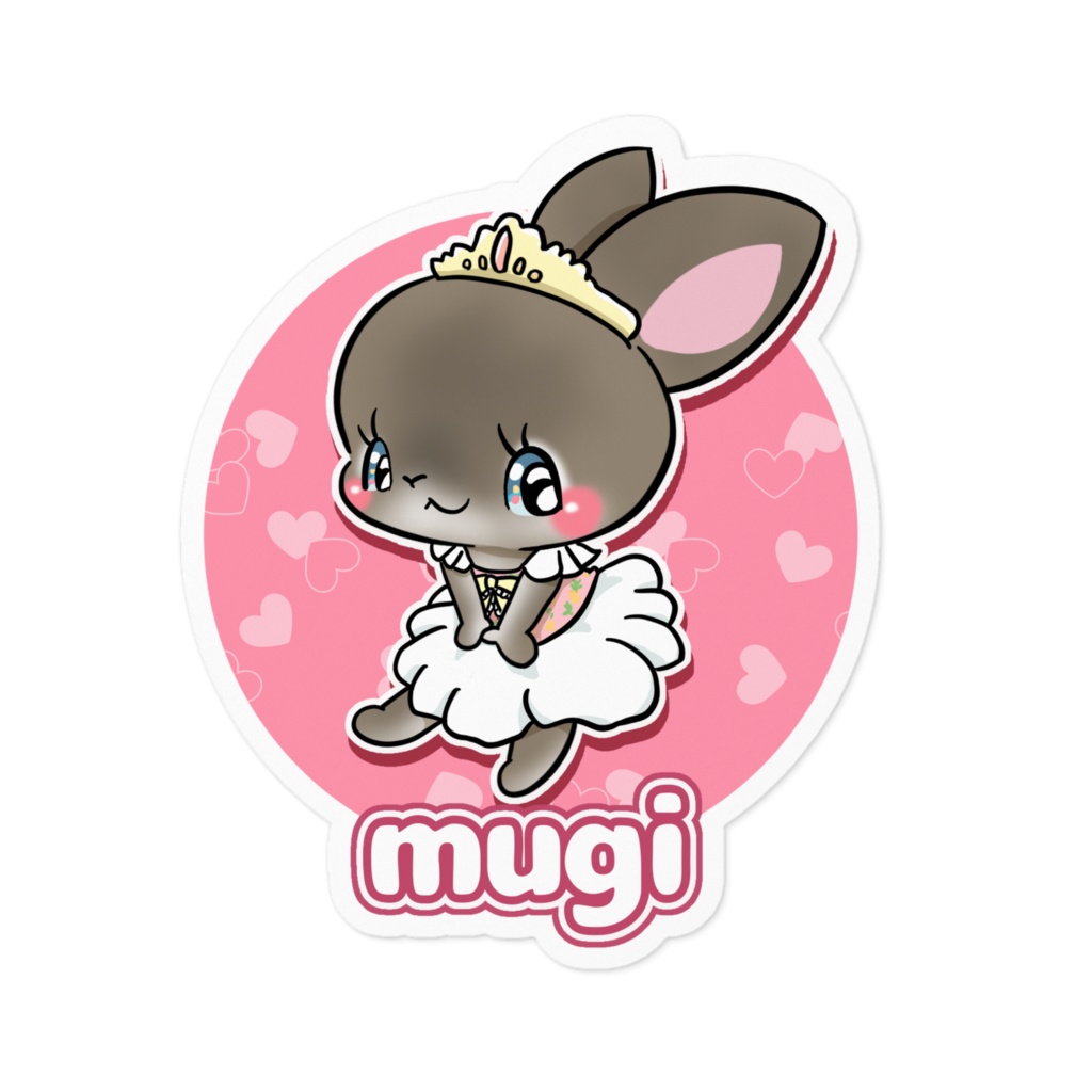 むぎちゃん ステッカー