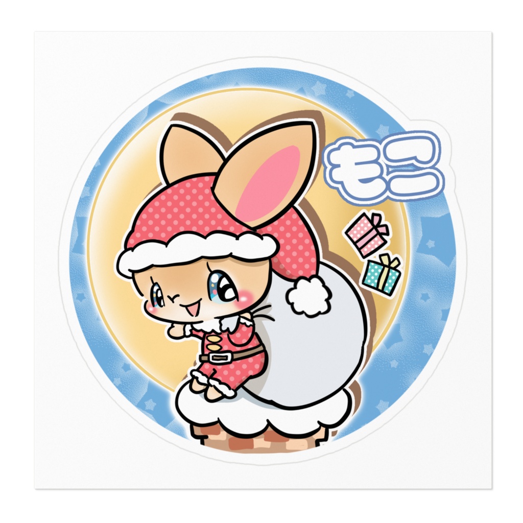 もこ ステッカー