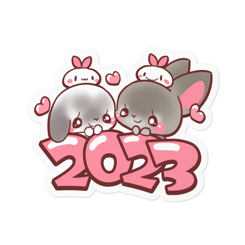 お正月ステッカー
