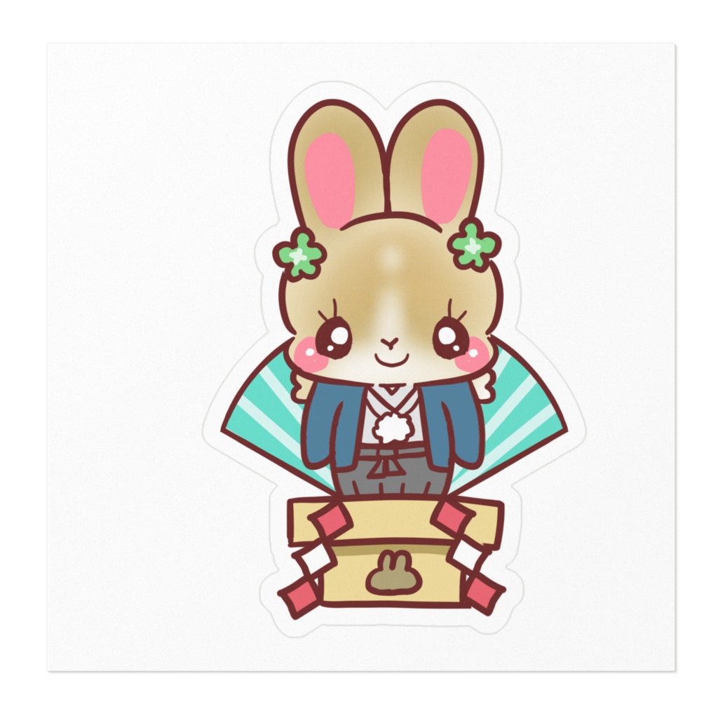 お正月ステッカー