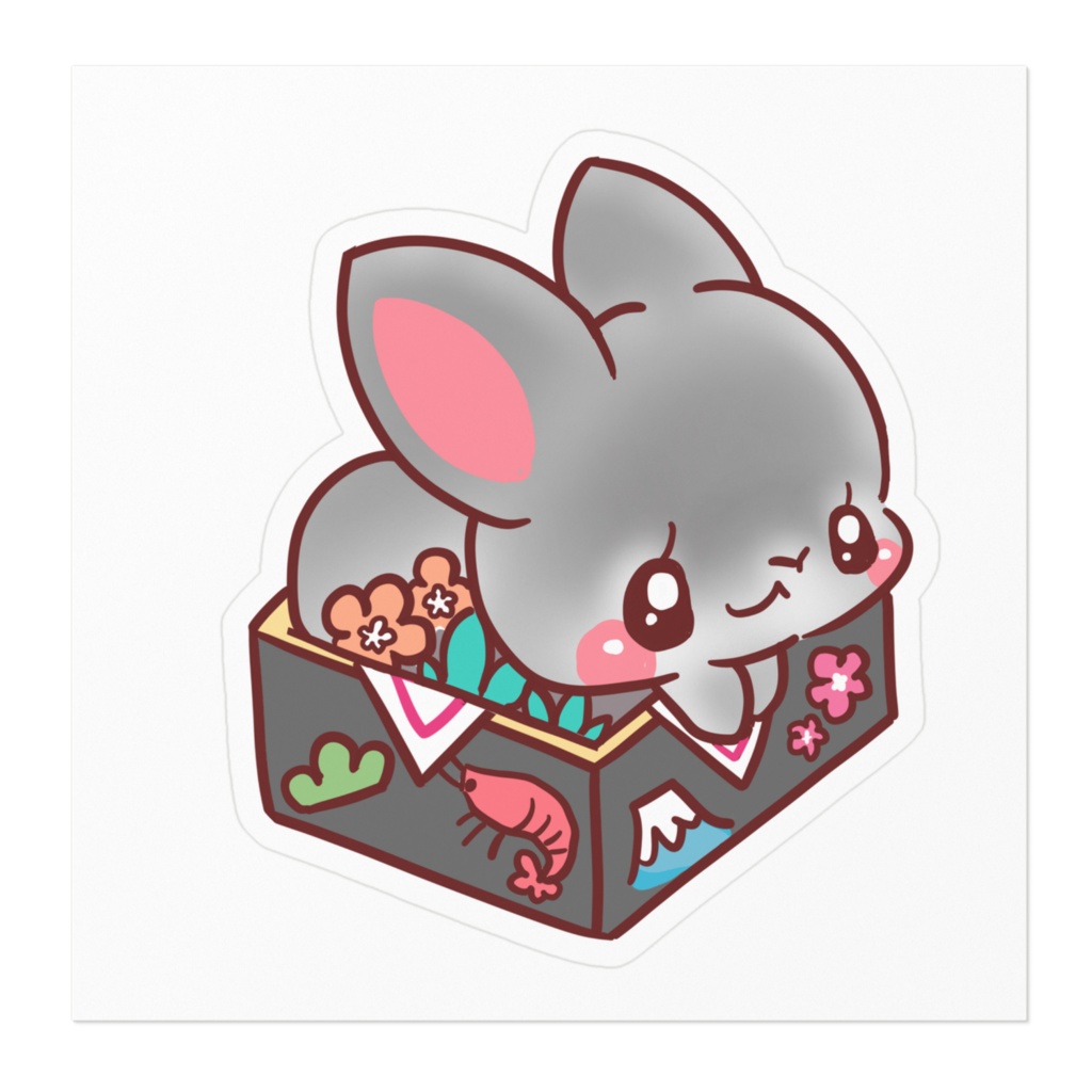 お正月ステッカー