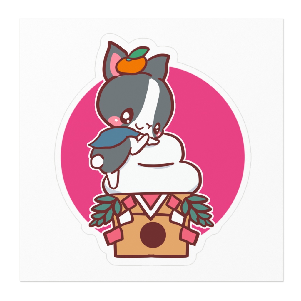 正月ステッカー