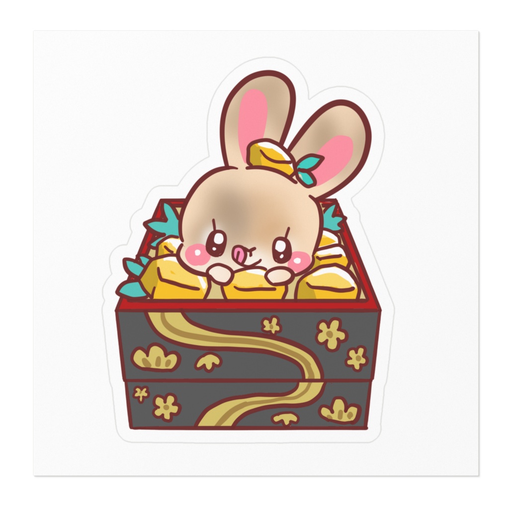 正月ステッカー