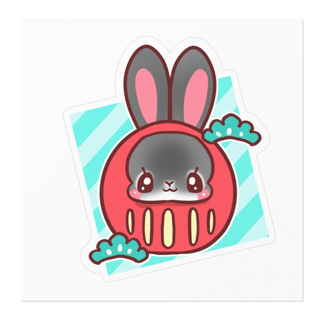 正月ステッカー