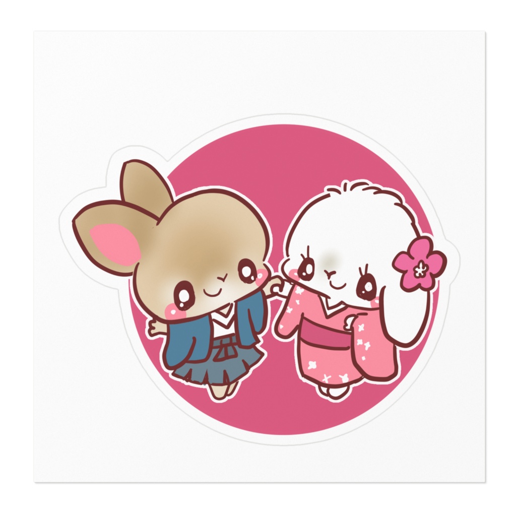 正月ステッカー