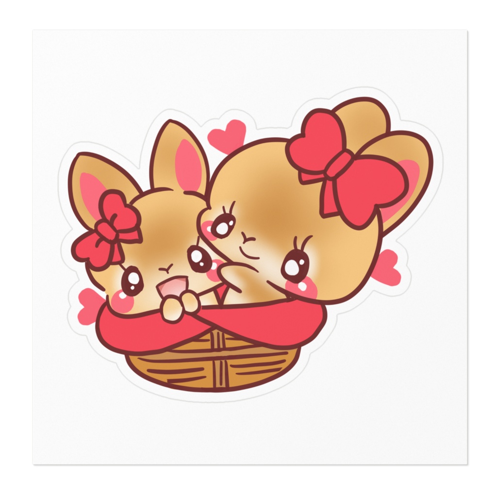 まめすけ きな子 ステッカー