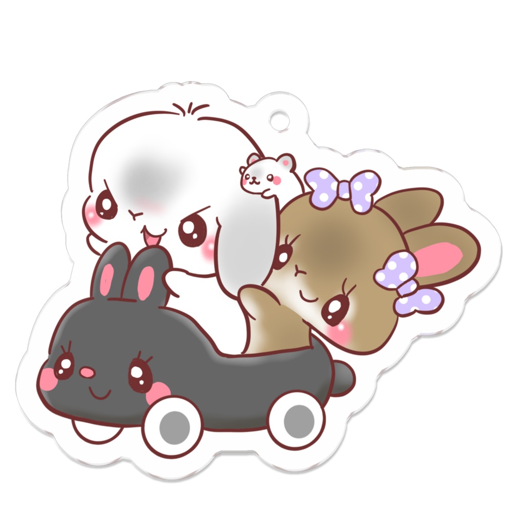 るったん　のったんキーホルダー