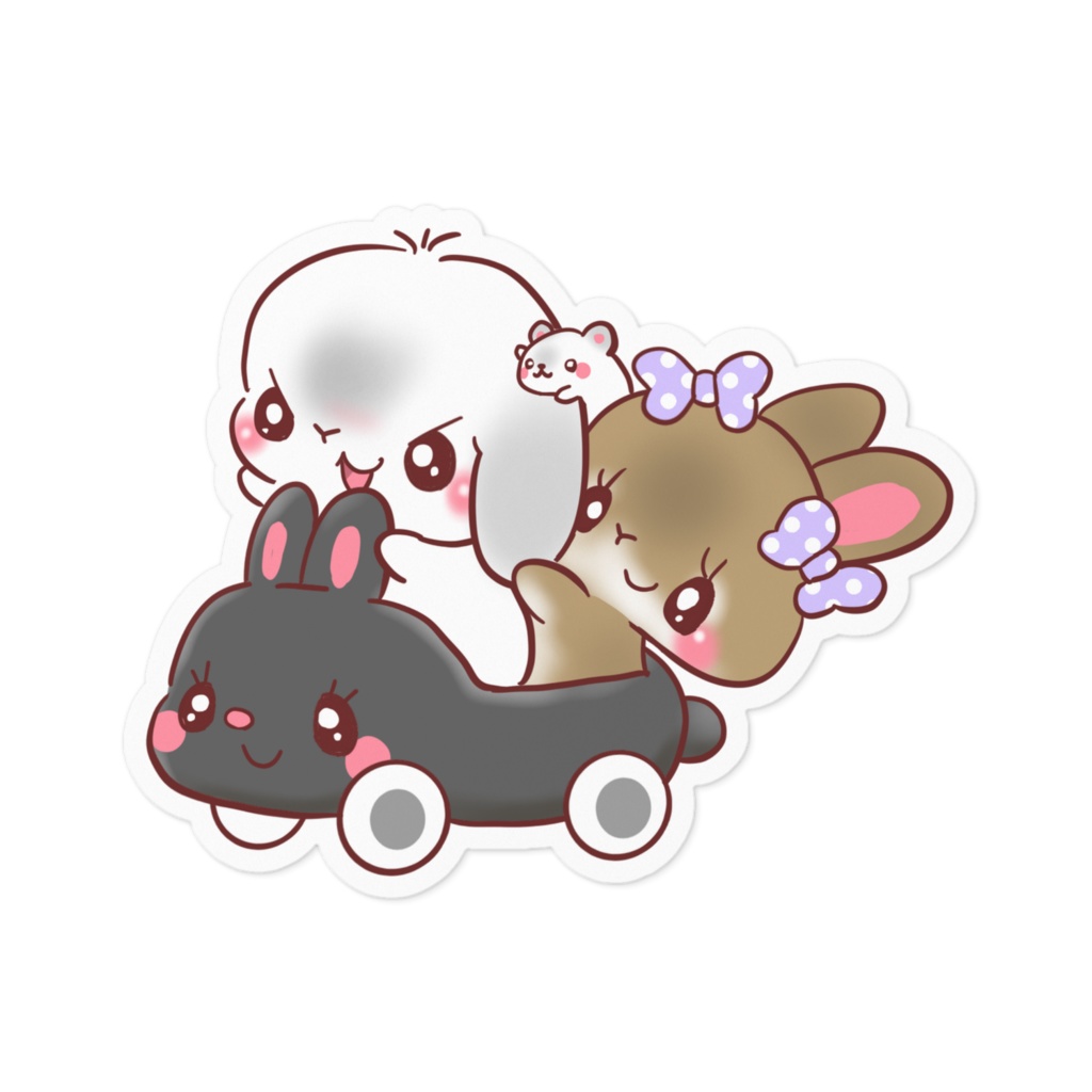 るったん　のったんステッカー