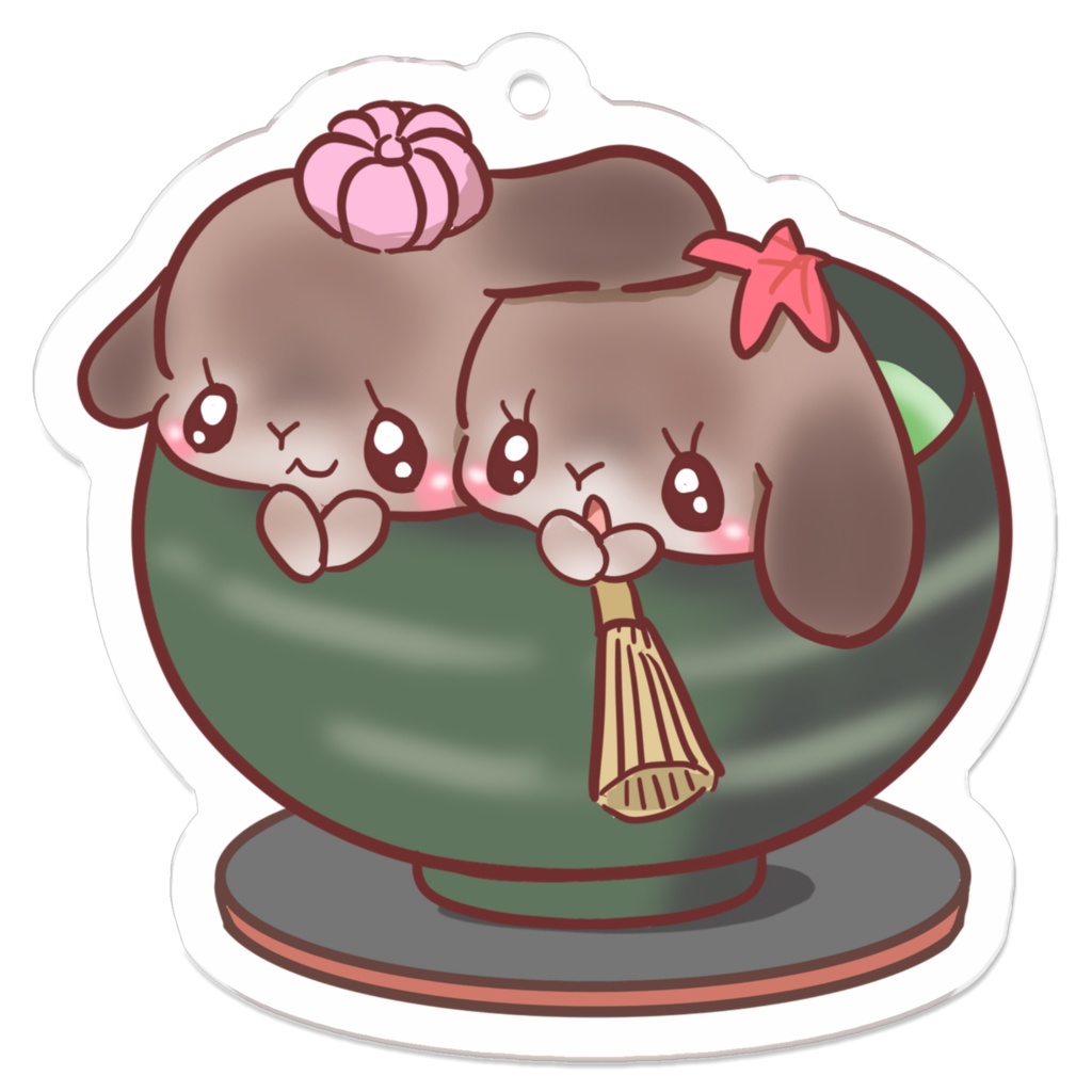 ももこ　あかね　キーホルダー