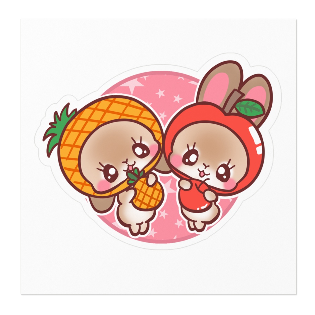 うさこ サスケ ステッカー