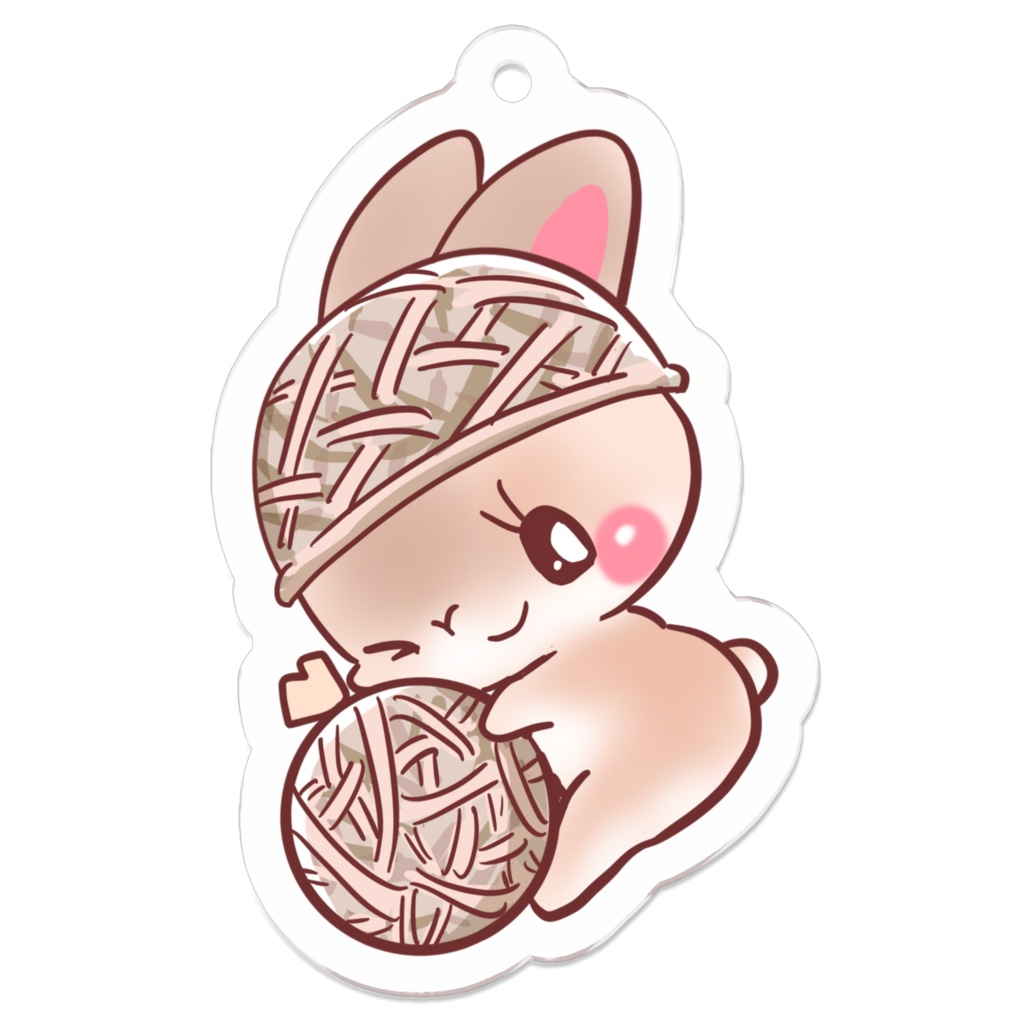 きなこ　キーホルダー