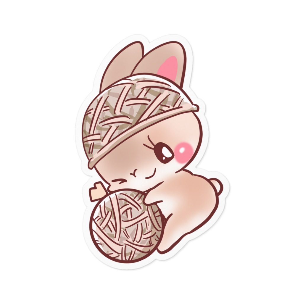 きなこステッカー