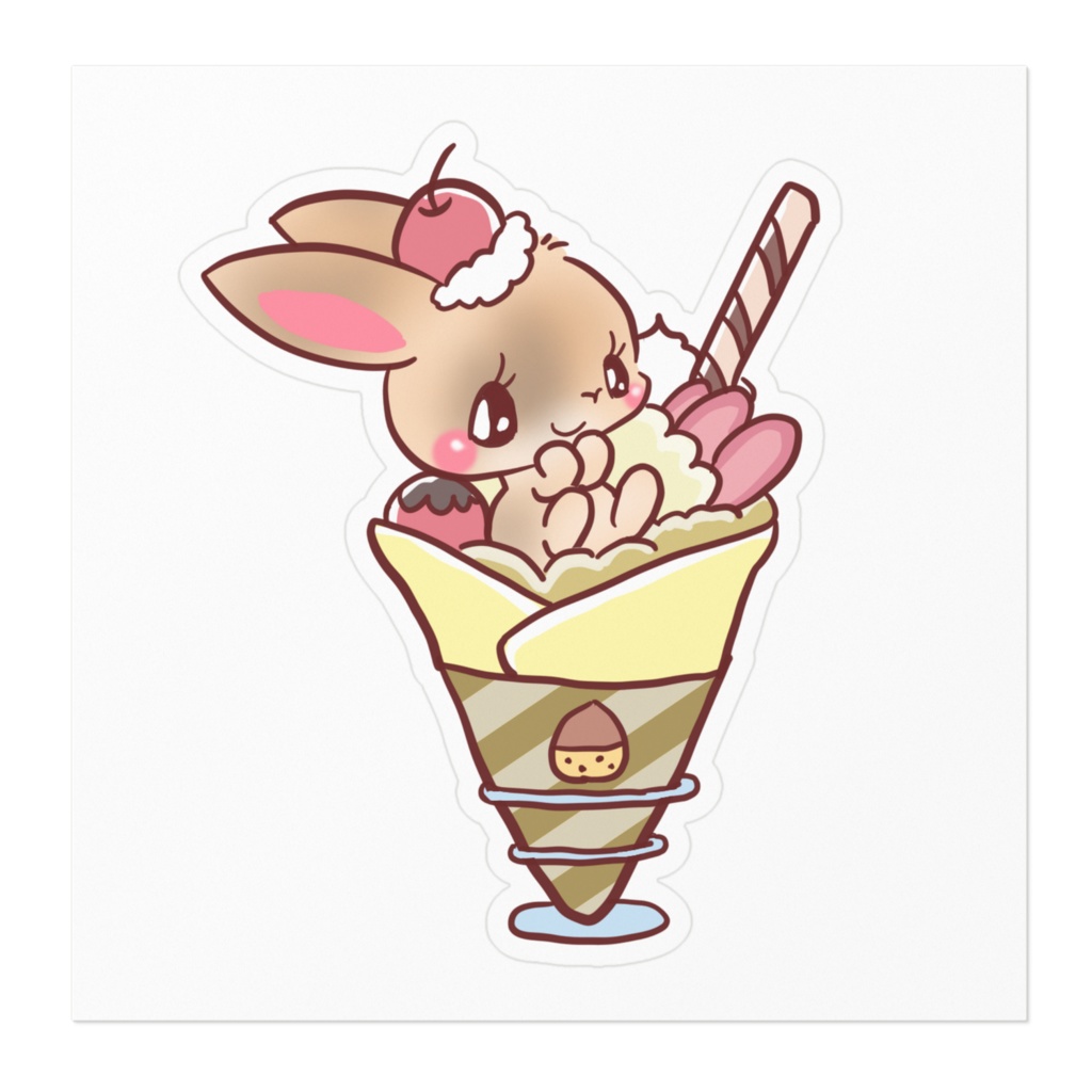 マロン ステッカー