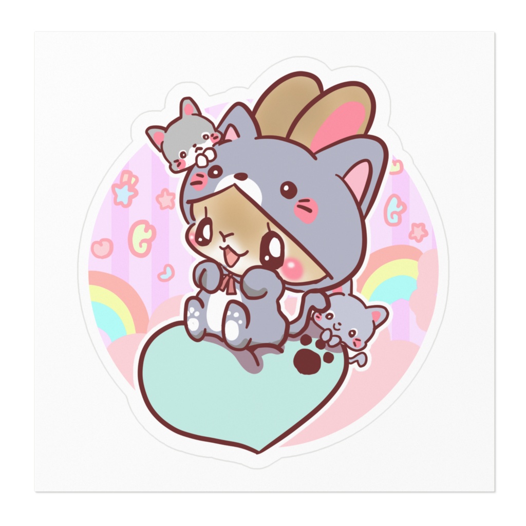 ちゃめ ステッカー