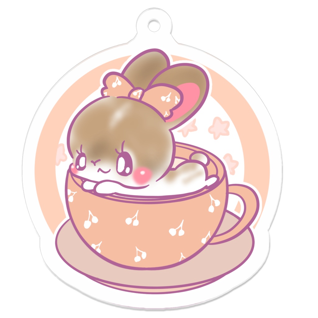 ラテ キーホルダー