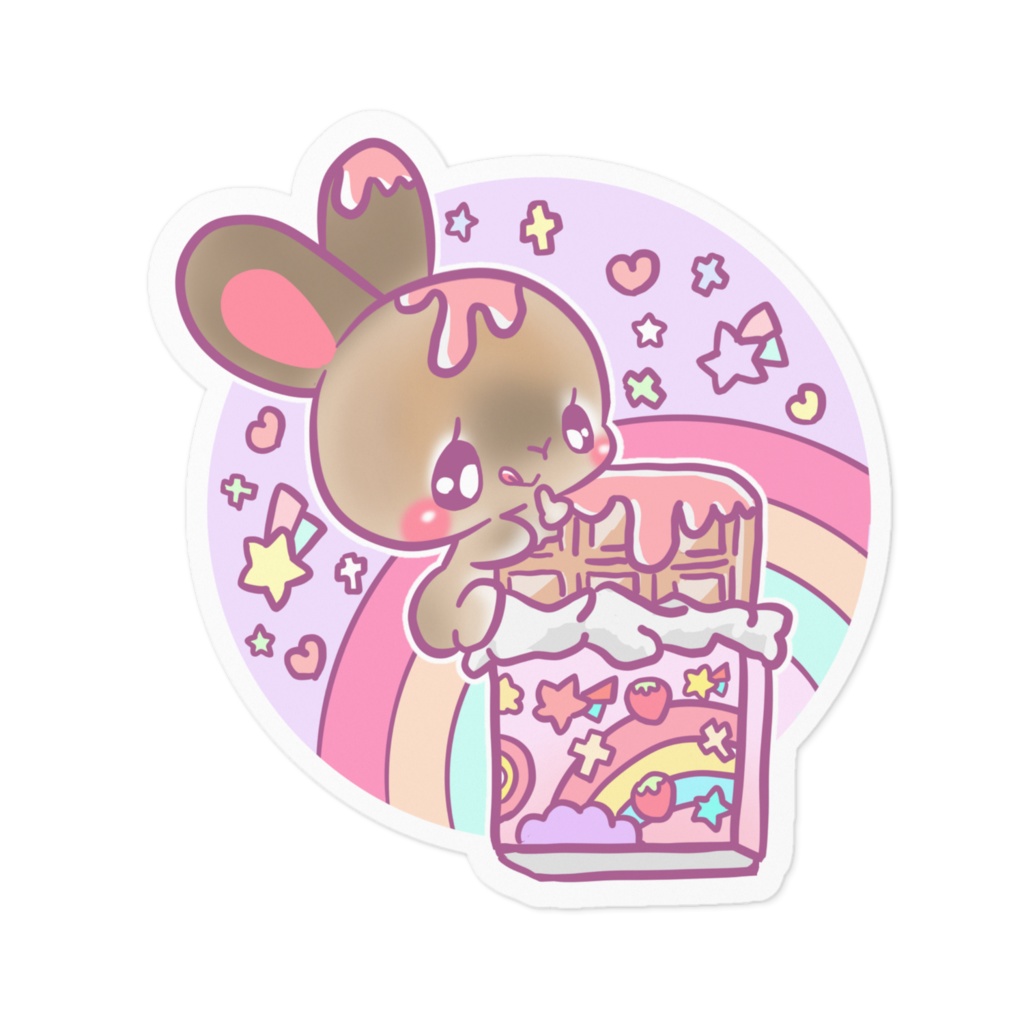 もぐにゃ ステッカー