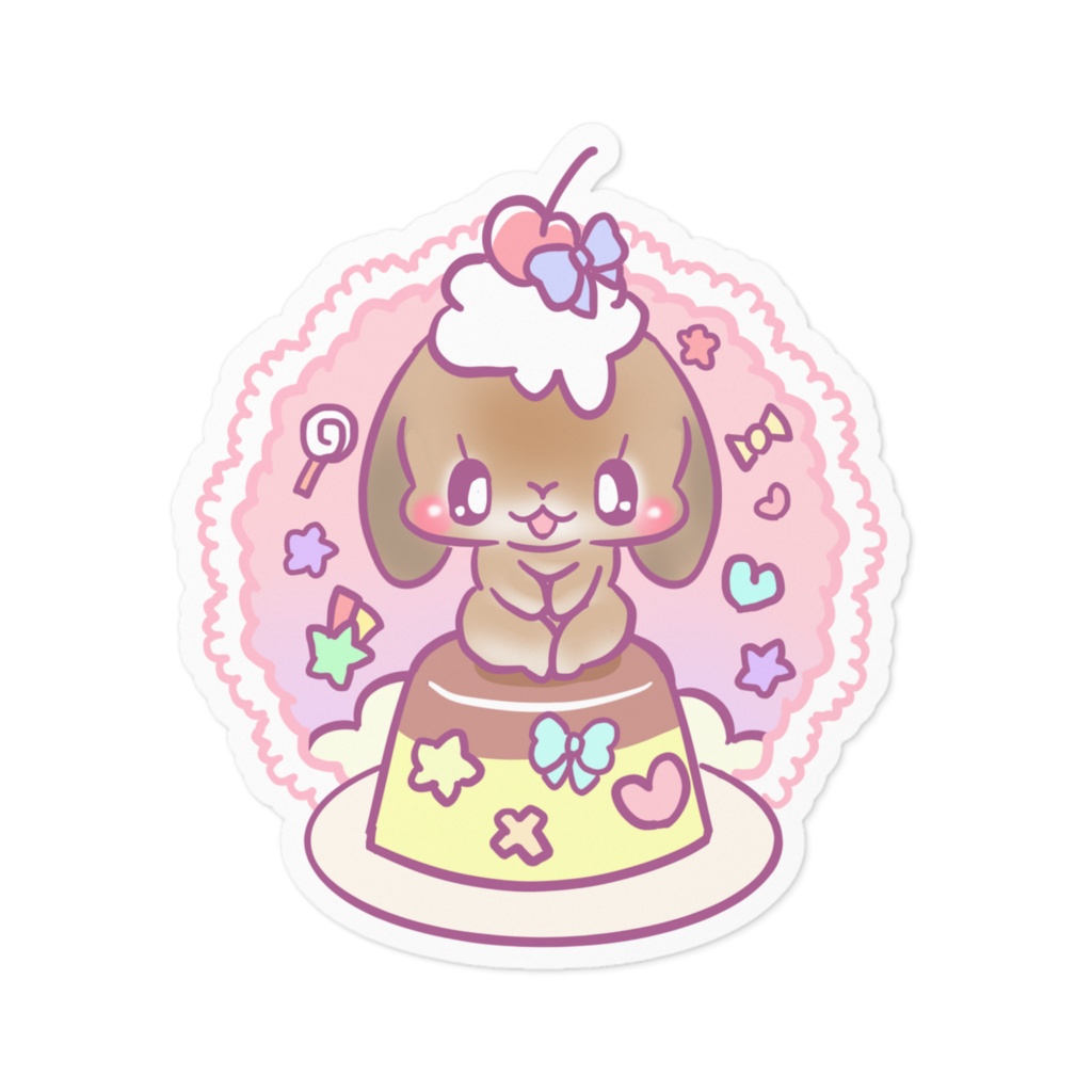 プリン ステッカー