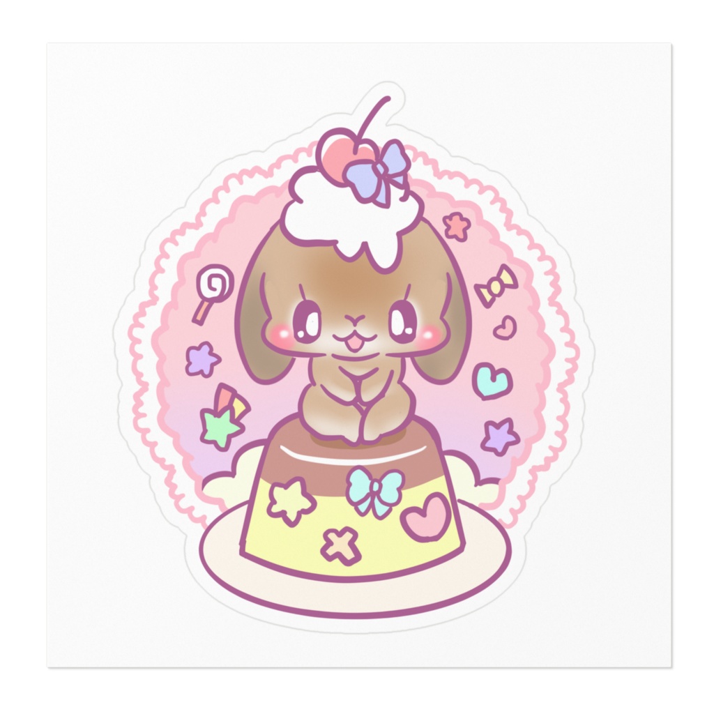 プリン ステッカー