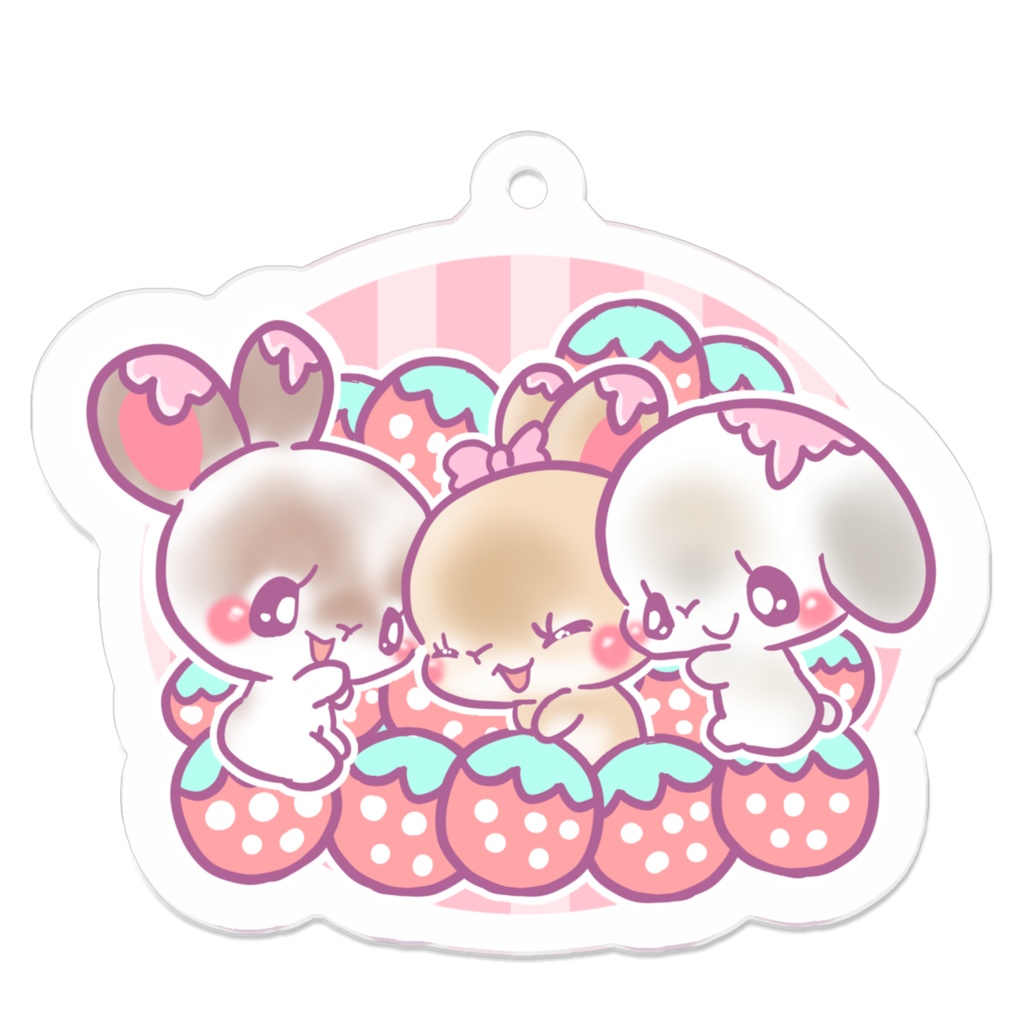 ましろ　ビスコ　なつめ　キーホルダー