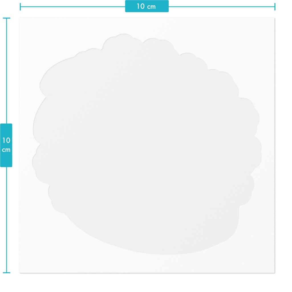 うさぎちゃんと丸太クッション ステッカー