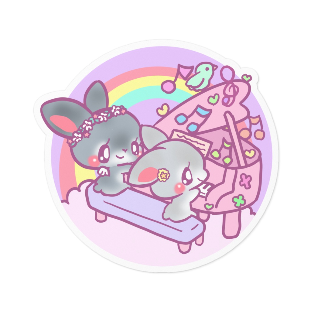 マフィン　マロン　ステッカー