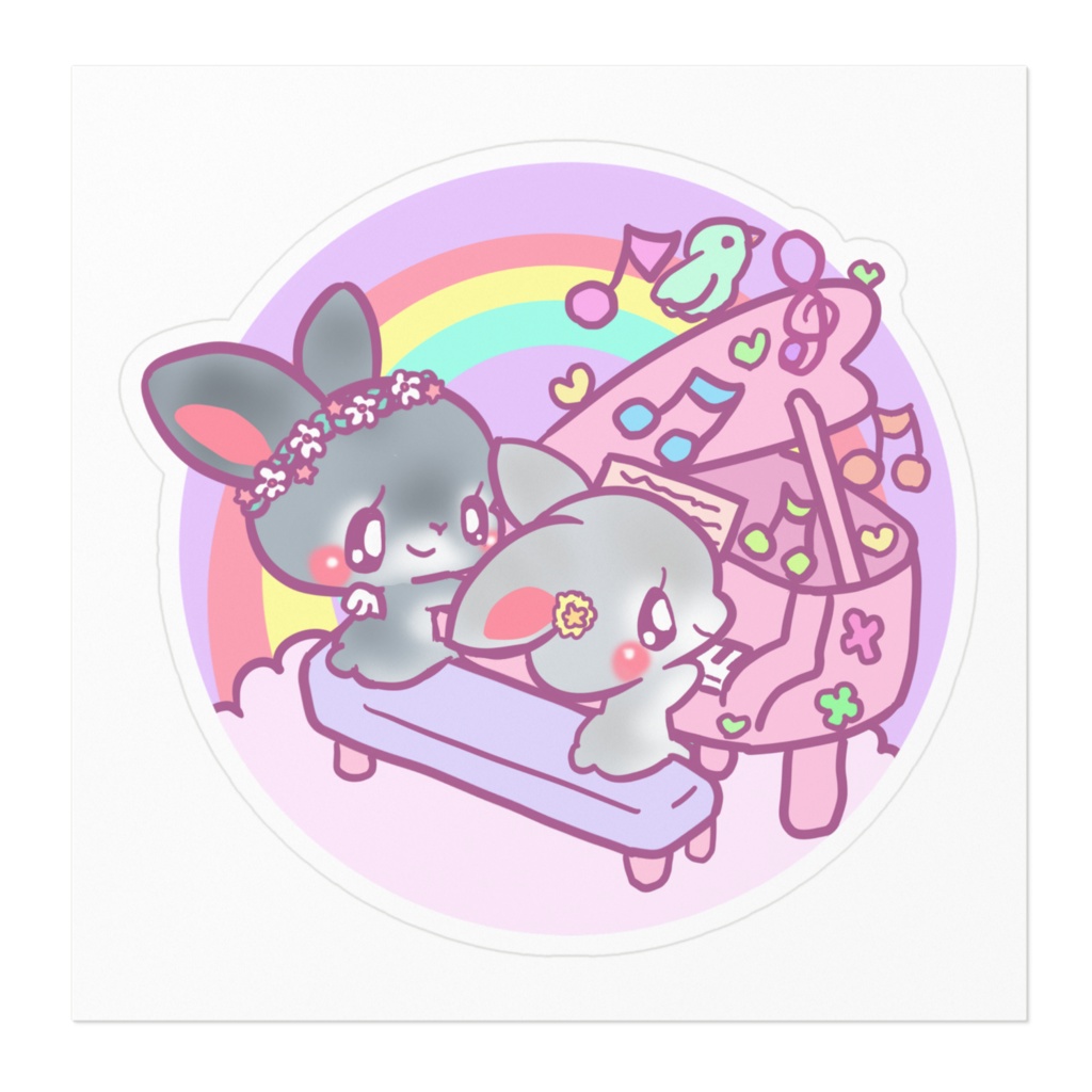 マフィン マロン ステッカー