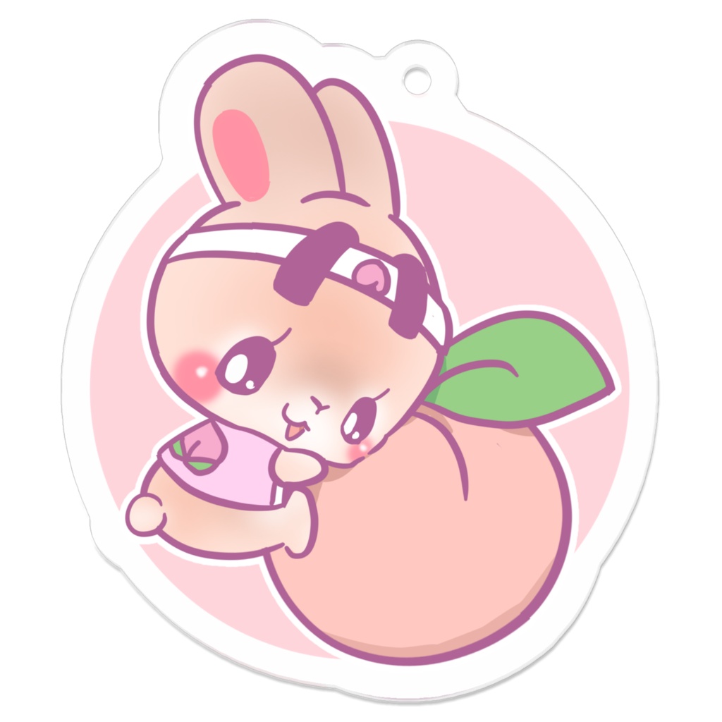 ももふく　キーホルダー