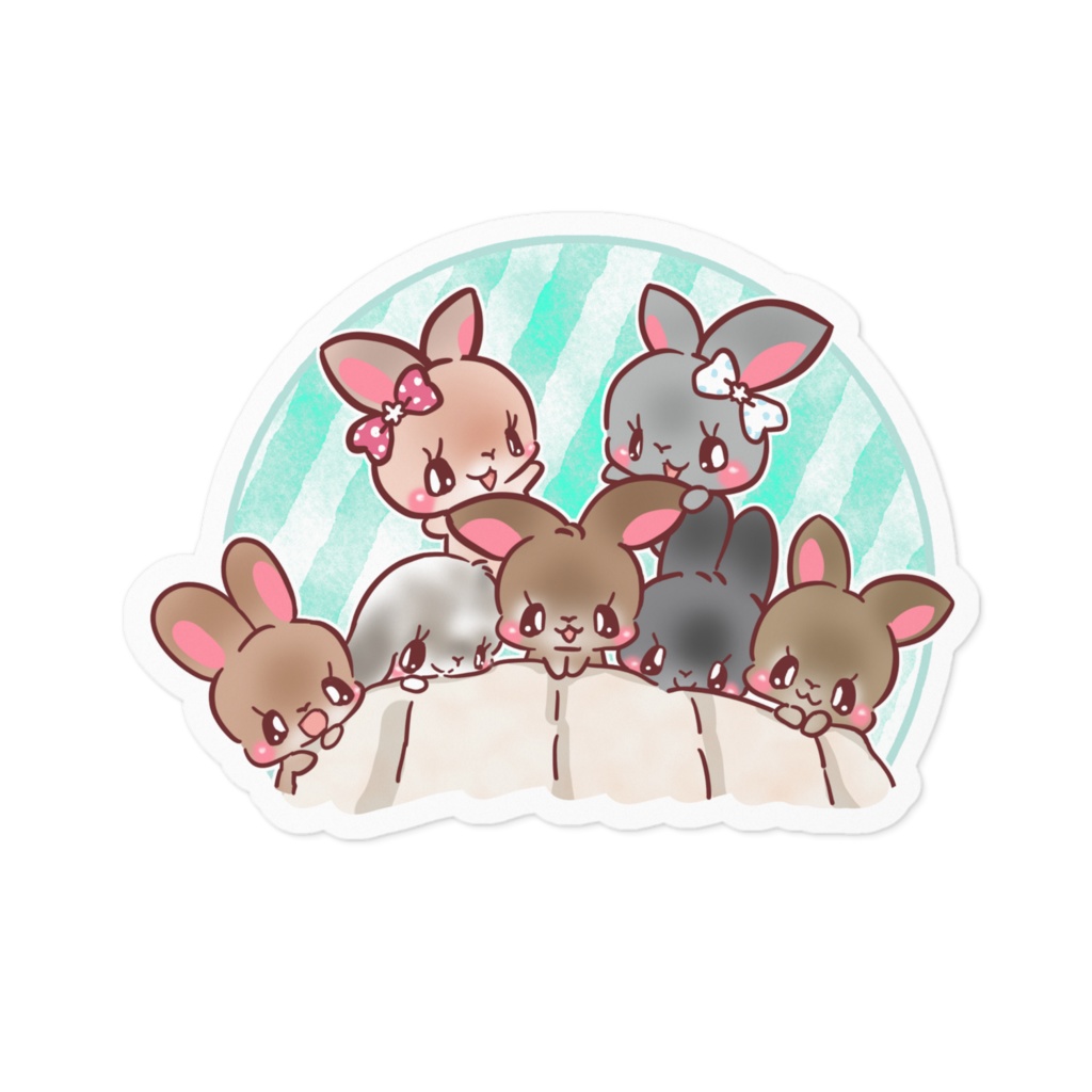 うさぎちゃん　ステッカー