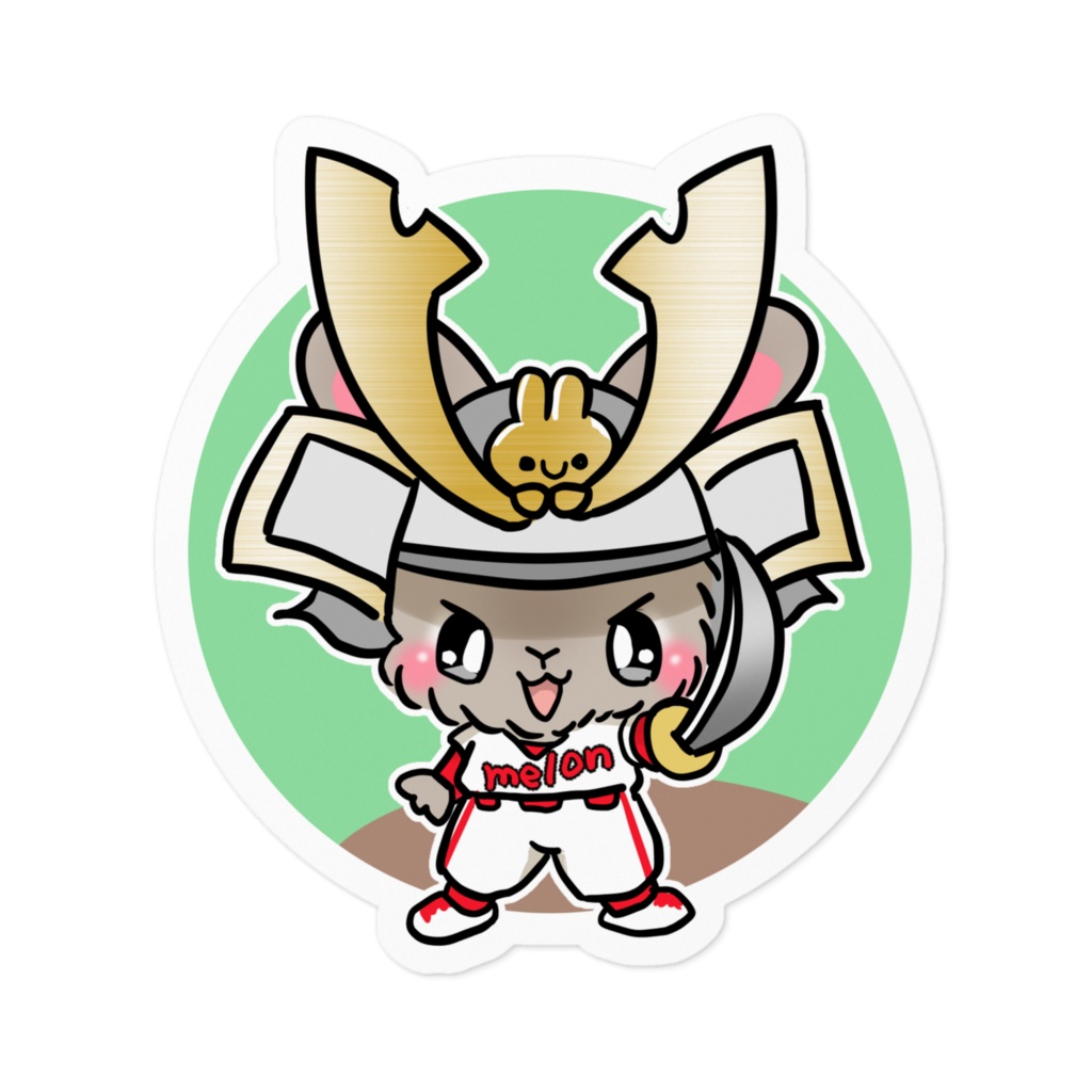 メロン　ステッカー