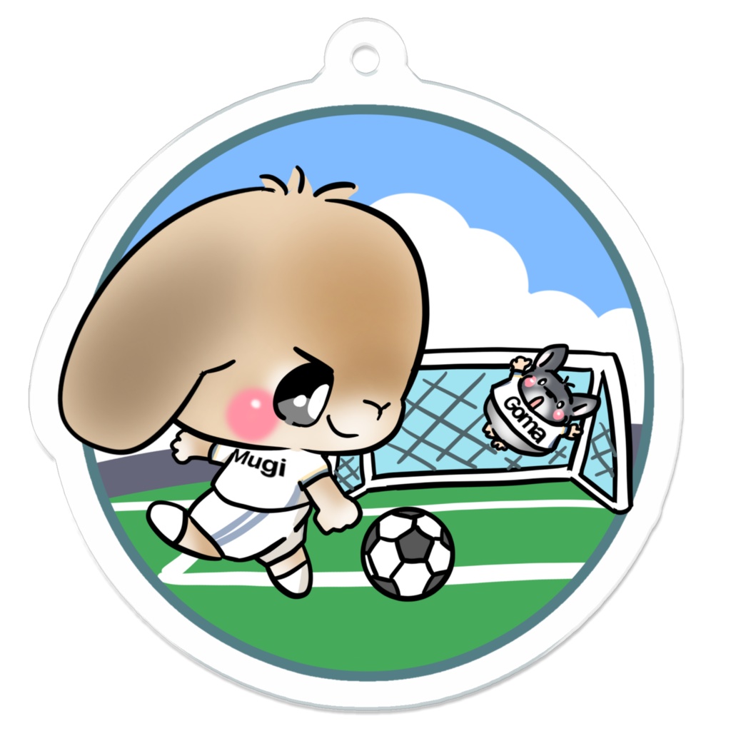 むぎ　ごま　キーホルダー