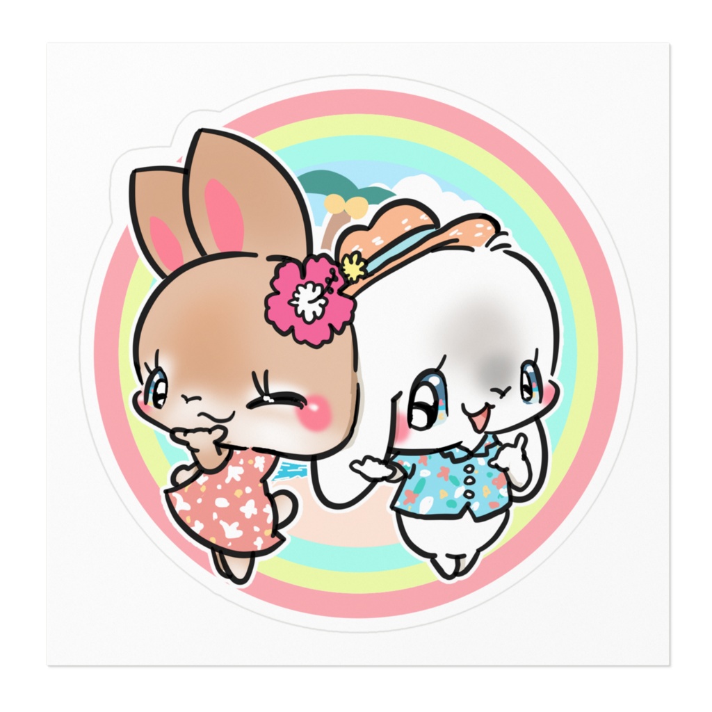 フィンちゃん モンちゃん ステッカー