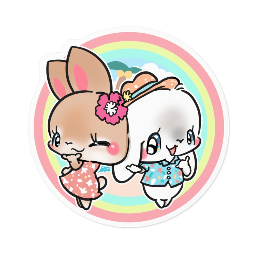 フィンちゃん モンちゃん ステッカー