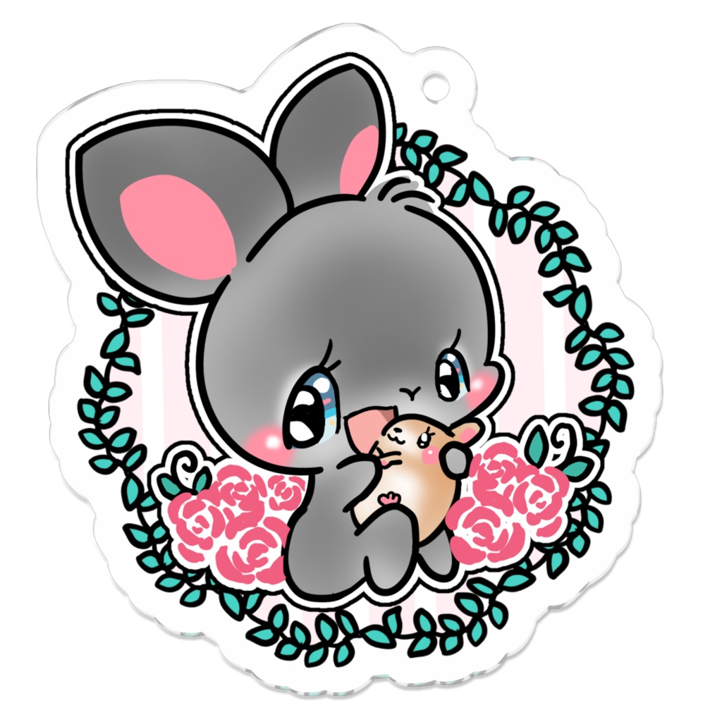 くろ　キーホルダー