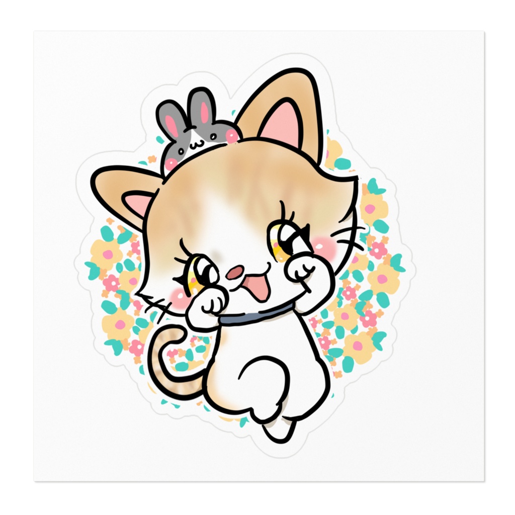 猫ちゃん ステッカー
