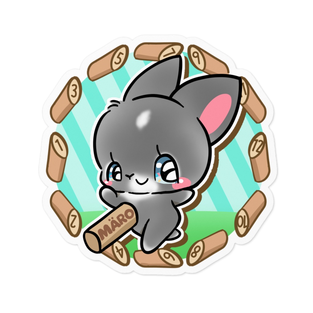 マロ ステッカー