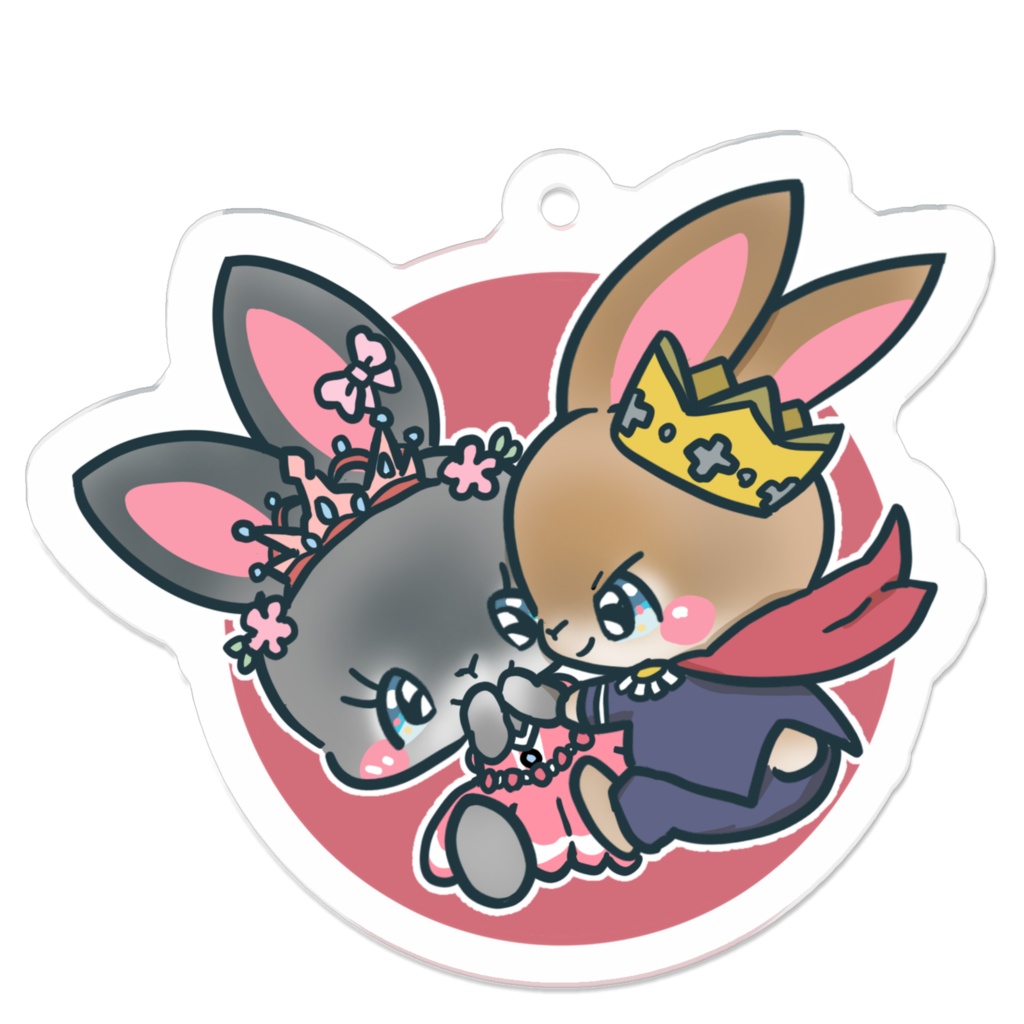 ひめ　おうじ　キーホルダー