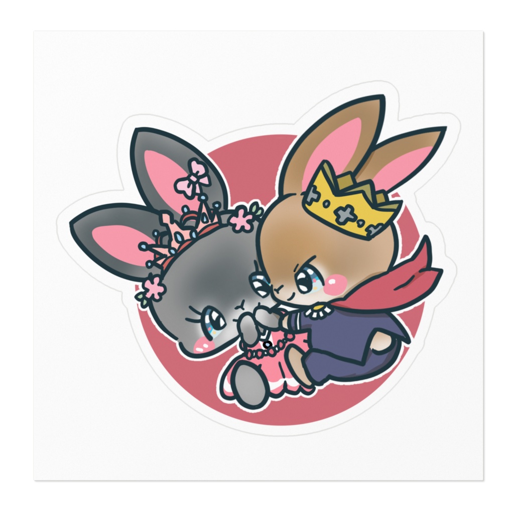 ひめ おうじ ステッカー