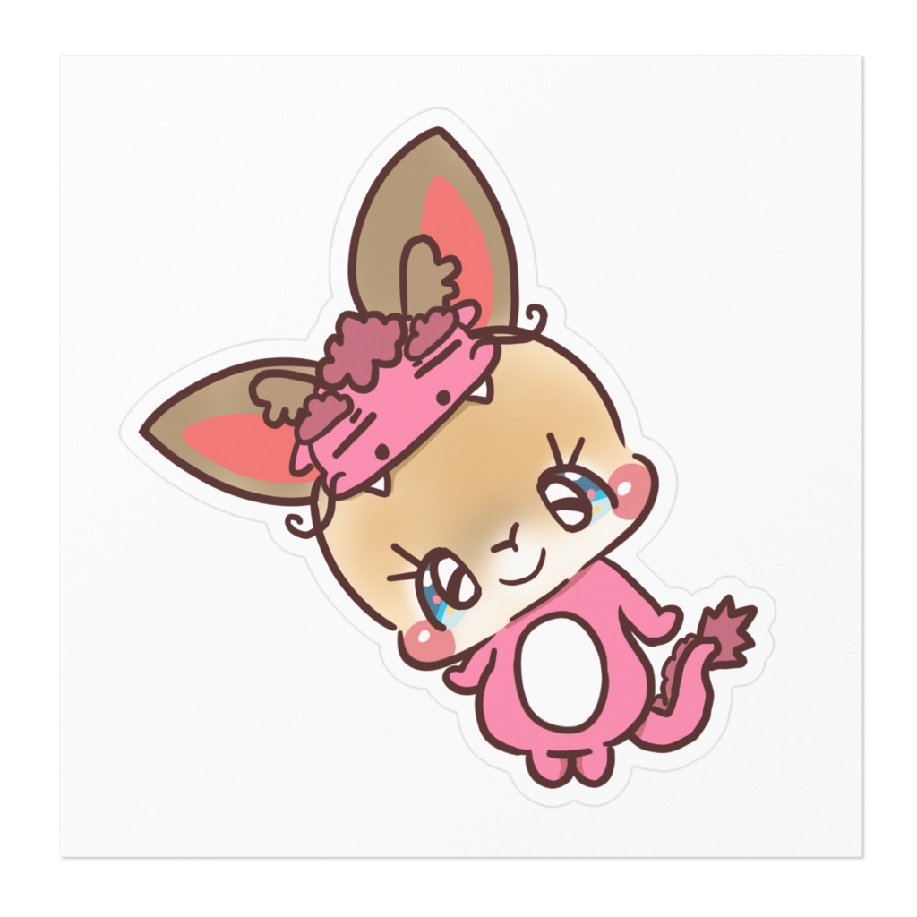 うさぎお正月ステッカー2