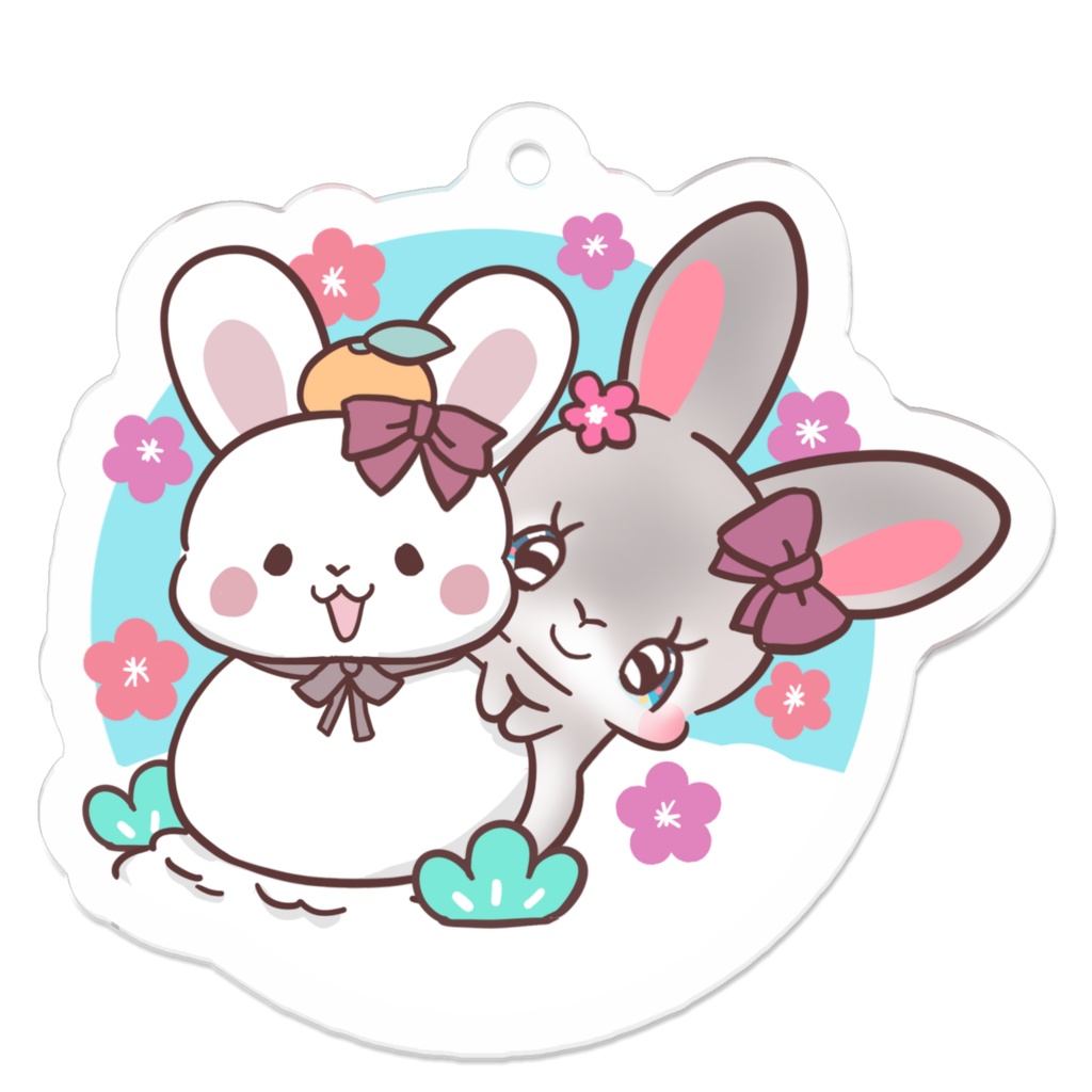 うさぎお正月キーホルダー8