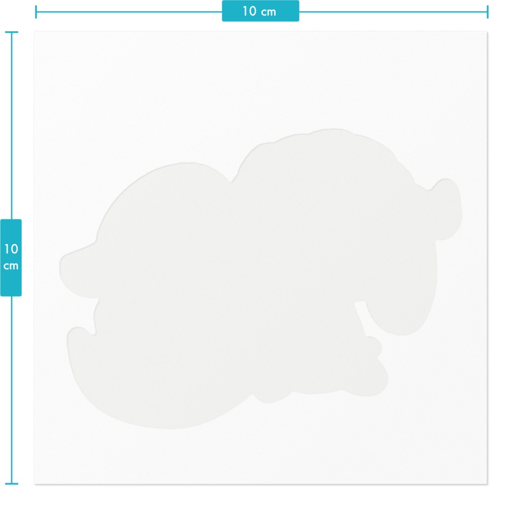 うさぎお正月ステッカー12